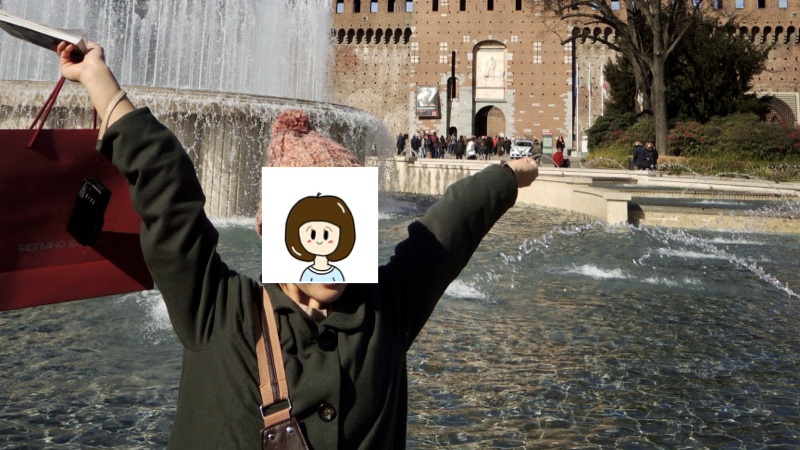 愛妻とイタリア