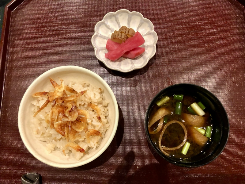 料亭の食事