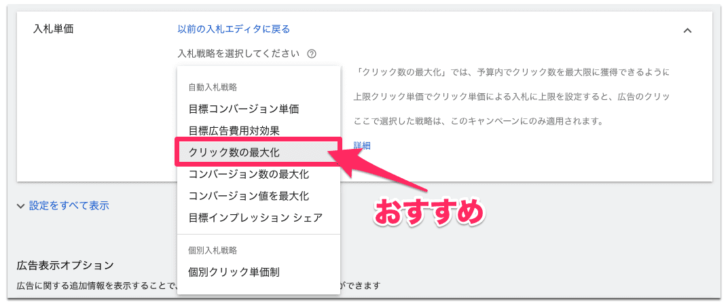 Googleリスティング広告のキャンペーン設定方法