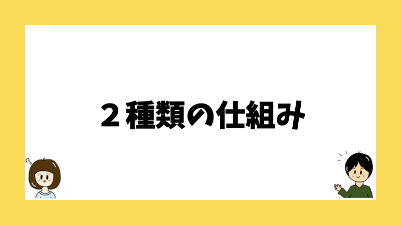 ２種類の仕組み