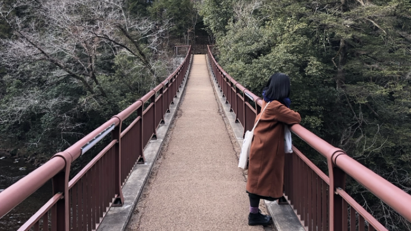妻と橋