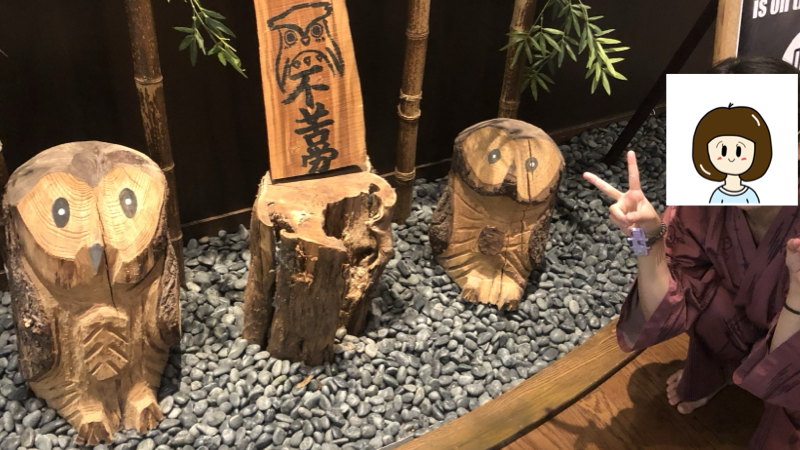 妻とふくろう
