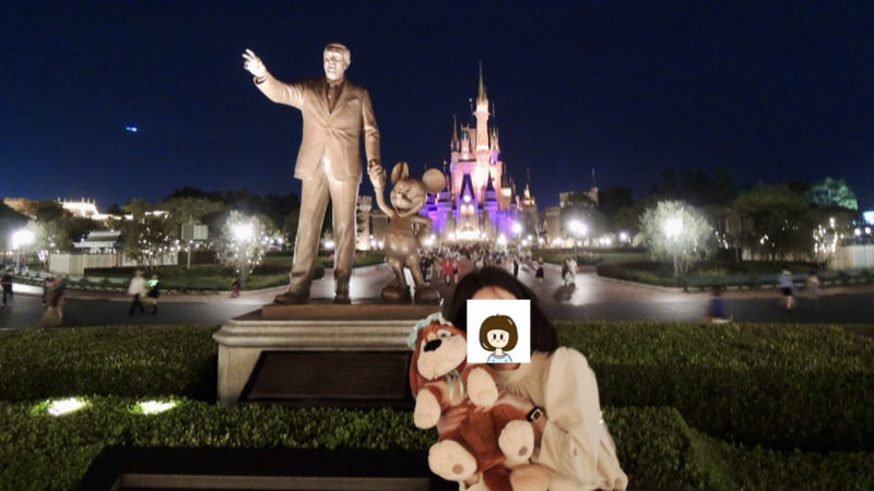 愛妻と東京ディズニーランド