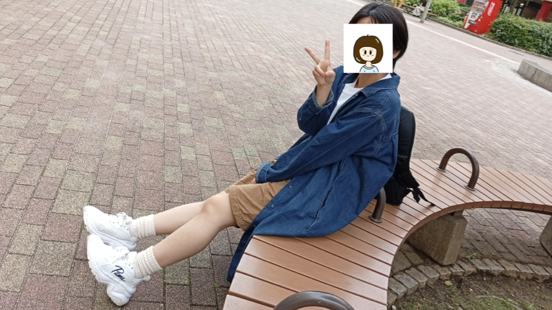 愛妻と公園